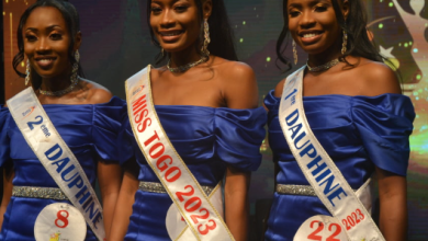 Molada Abla Ekui Chimène, 23 ans, 1,78m 50kg, étudiante en 2e année Technique de communication a été élue Miss Togo 2023 samedi 10 décembre