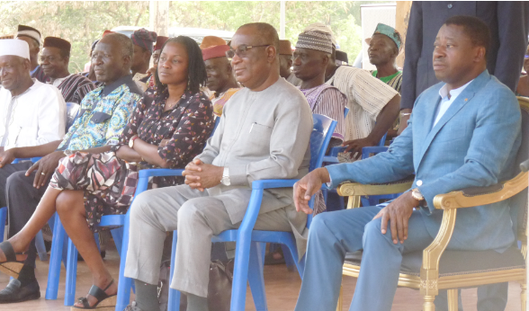 Le chef de l’Etat Faure Essozimna Gnassingbé a assisté lundi 13 mars à Pya Hodo dans la commune Kozah 2, à la danse « Difei na ayaki Hodo »,