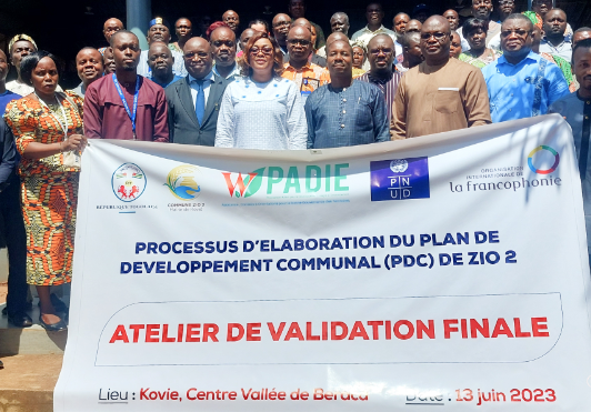 Le document final du Plan de Développement Communal (PDC) de Zio 2 est validé mardi 13 juin à Kovié au cours d’un atelier.