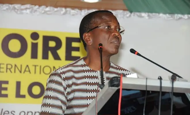 Kodjo Adédzé, a procédé, , au lancement de la campagne de promotion de la 18e Foire Internationale de Lomé.