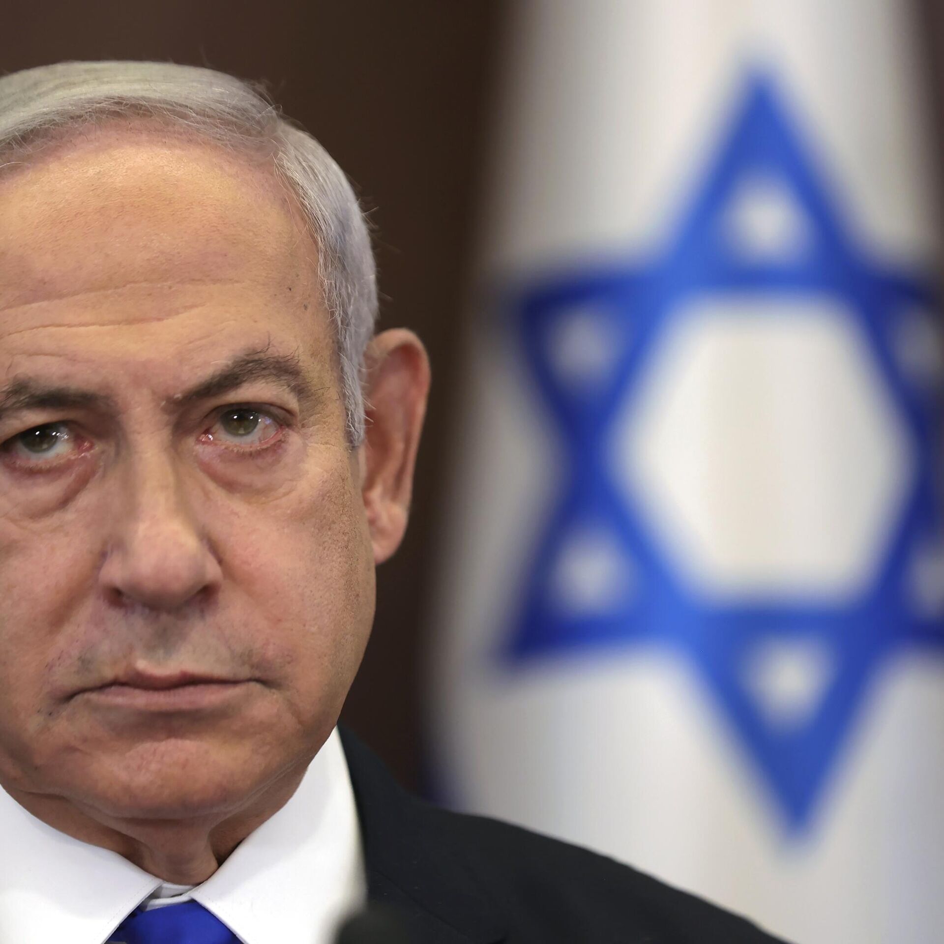 Benjamin Netanyahou a évoqué des symboles de lumière et de ténèbres, promettant de sauver l' Israël attaqué le 7 octobre 2023 par le Hamas