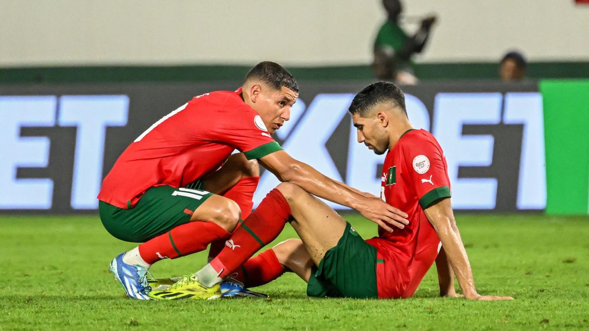 Le Maroc, pourtant grand favori après l'élimination du Sénégal lundi 29 janvier 2024 soir, est passé à la trappe face à l'Afrique du Sud, et quitte la Coupe d'Afrique des nations.