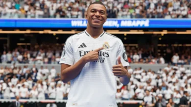 Dans un message posté sur les réseaux sociaux, ce mardi 16 juillet 2024, l’entraîneur du Real Madrid Carlo Ancelotti a souhaité la bienvenue à son nouveau joueur, Kylian Mbappé.