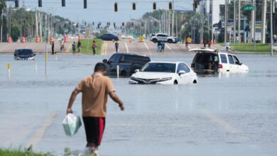 Les habitants de la Floride commençaient à déblayer, vendredi 11 octobre 2024, les débris charriés par les vents de l'ouragan Milton, qui a traversé l'État dans la nuit de mercredi à jeudi et causé la mort de 16 personnes sur son passage.