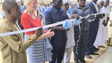 Mardi 13 mars 2025, Professeur Tchin Darre, ministre de la santé et de l'hygiène publique a inauguré, le nouveau Centre Médico Social de Namon dans la commune Dankpen 2.