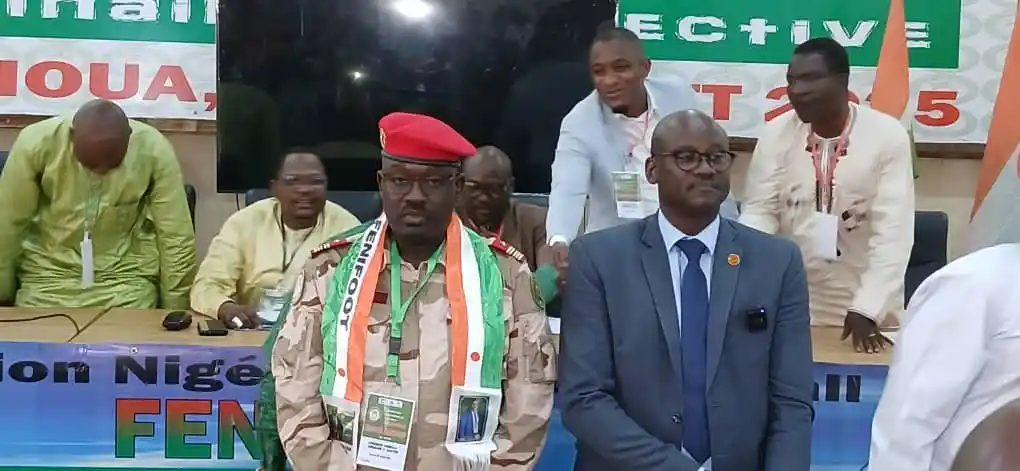 Découvrez l'élection de FENIFOOT : Issaka Adamou élu nouveau président lors de l'Assemblée générale à Tahoua.