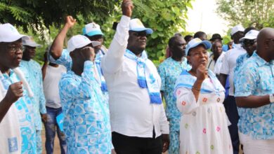 Le parti UNIR donne le ton à Kozah 2 pour les Municipales 2025 avec une mobilisation populaire et le Dr Mangnangou en vedette.