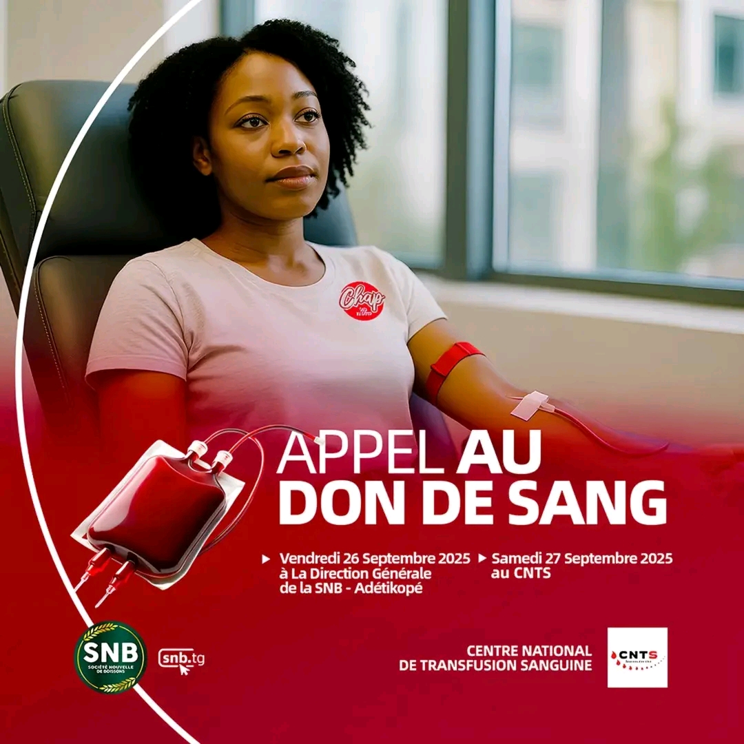 Donnez votre sang les 26 et 27 septembre avec la SNB et le CNTS. Un geste qui peut sauver jusqu'à trois vies.