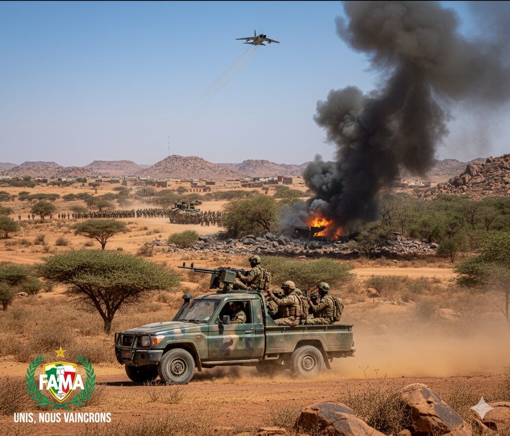 Les Forces Armées Maliennes intensifient leurs offensives à Kayes pour lutter efficacement contre les Groupes Armés Terroristes.