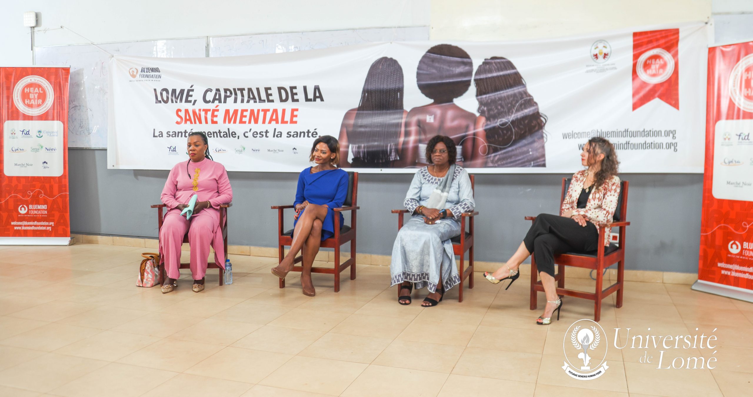 L'Université de Lomé se mobilise pour la santé mentale avec la 5ᵉ édition du programme Heal by Hair et des coiffeuses engagées.