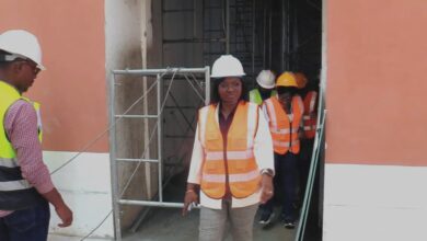 La présidente Prénam Houzou-Mouzou suit de près la naissance du nouveau campus universitaire de l'Université de Kara.