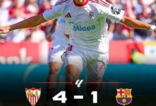 Le FC Barcelone s’écroule face au Séville FC avec un score de 4-1, enchaînant les contre-performances en Liga.