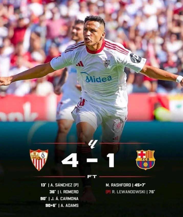 Le FC Barcelone s’écroule face au Séville FC avec un score de 4-1, enchaînant les contre-performances en Liga.