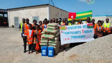 La communauté togolaise à Tenkodogo offre du ciment et des matériaux pour soutenir la brigade Faso Mebo dans l’effort de paix.