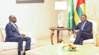 Faure Gnassingbé échange avec l’ONUDI pour le développement industriel du Togo et la promotion de l’emploi pour les jeunes.