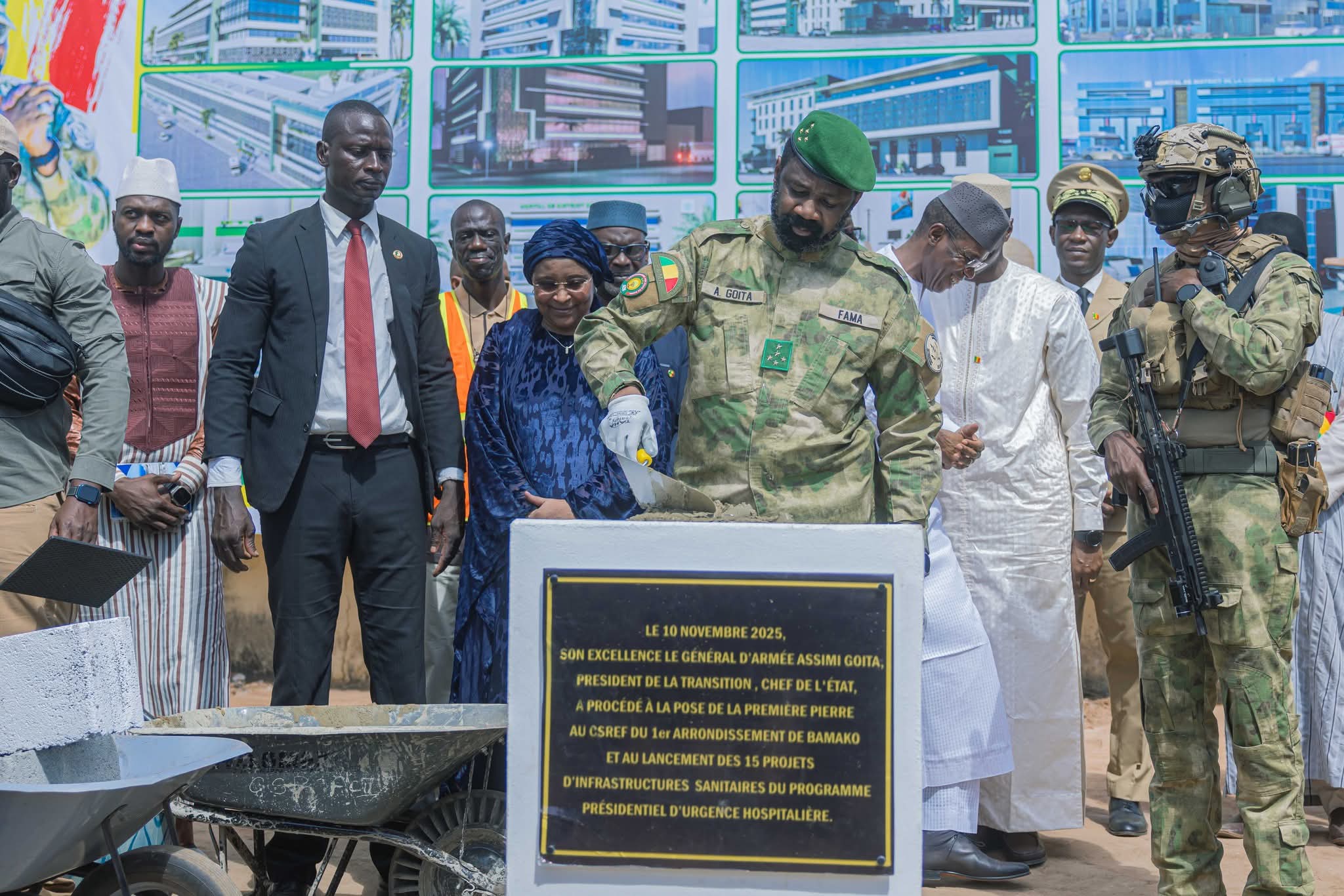 Le Président Goïta lance un programme ambitieux pour transformer les infrastructures sanitaires et promouvoir la santé au Mali.