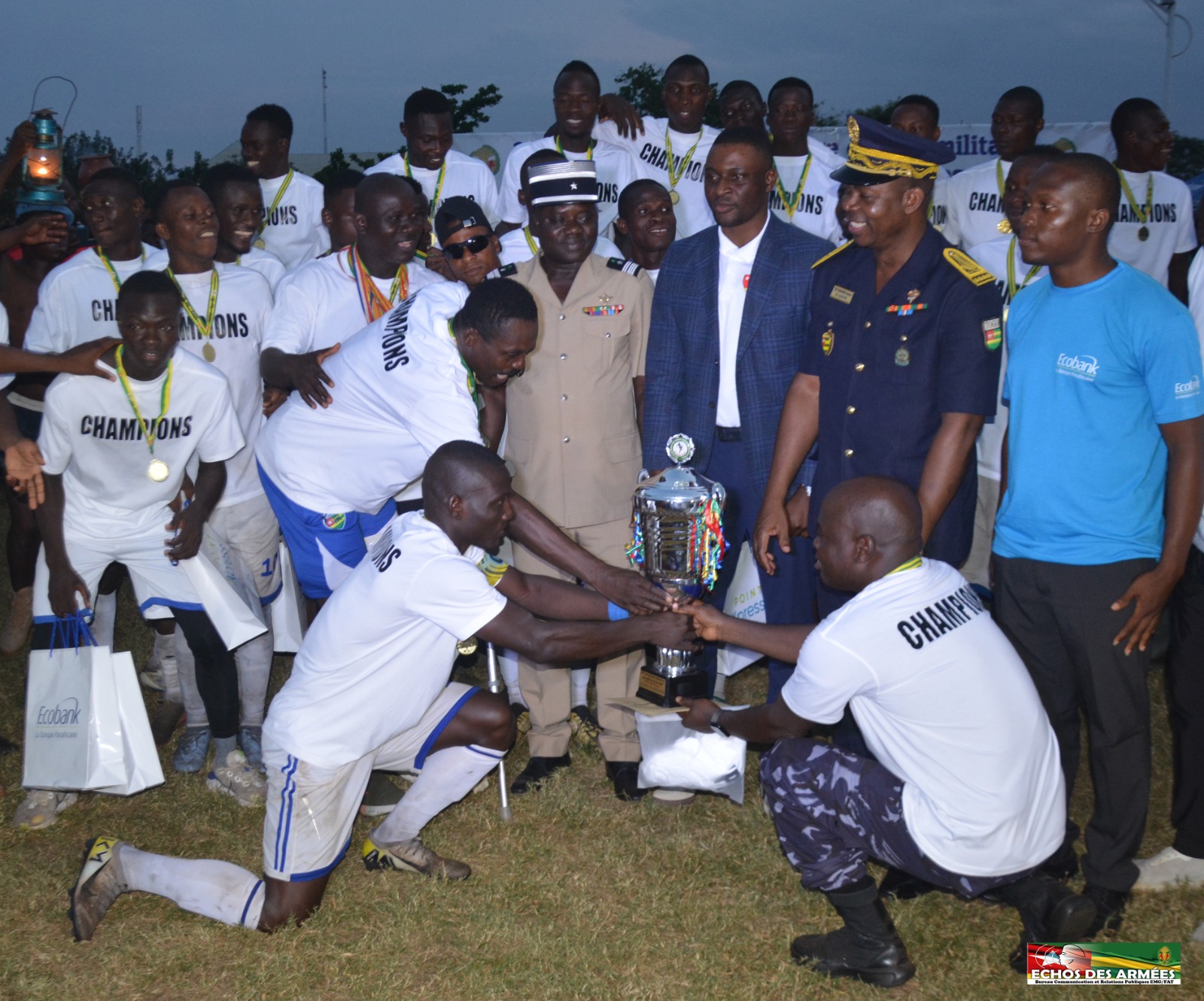 La Police nationale sacre championne du 39ᵉ championnat militaire et paramilitaire de football après une victoire aux tirs au but.
