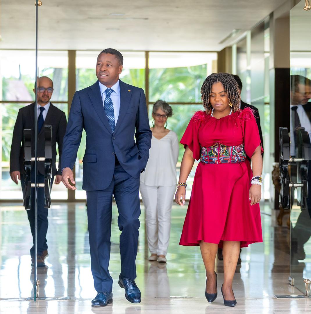 Faure Gnassingbé et Francia Márquez renforcent leur partenariat Togo–Colombie pour une coopération panafricaine accrue.