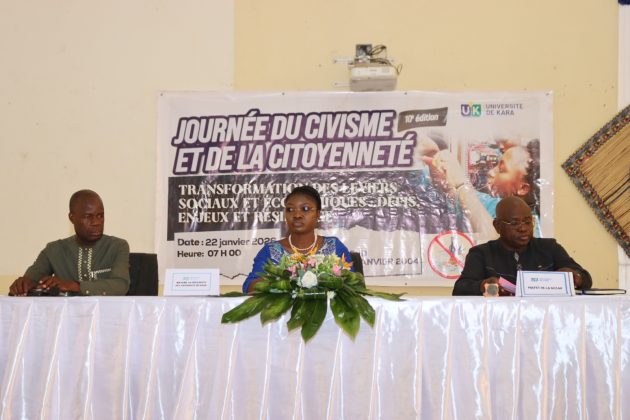 L'Université de Kara célèbre la 10ᵉ Journée du Civisme et de la Citoyenneté pour promouvoir la résilience et l'engagement citoyen.