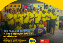 Yas Togo devient le premier opérateur certifié « Top Employer 2026 » au Togo. En savoir plus sur cette reconnaissance prestigieuse.