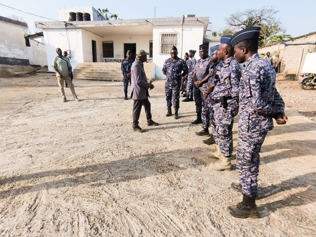 Le ministre de la Sécurité au Togo inspecte les conditions de travail des forces de sécurité dans la Kozah, Doufelgou et Kéran.