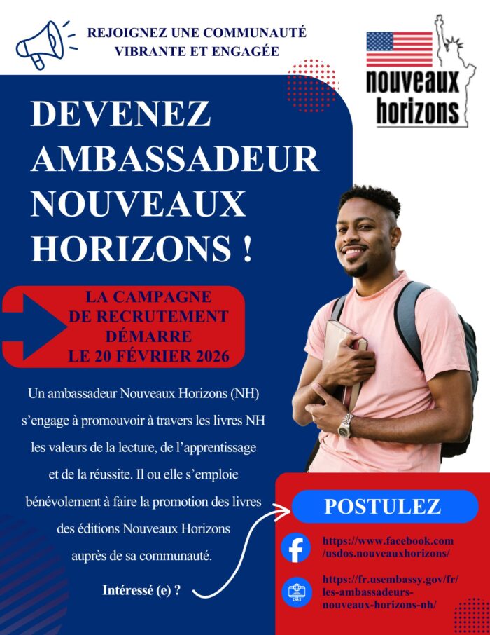 Devenez Ambassadeur Nouveaux Horizons et promouvez la lecture en Afrique en rejoignant cette initiative littéraire passionnante.