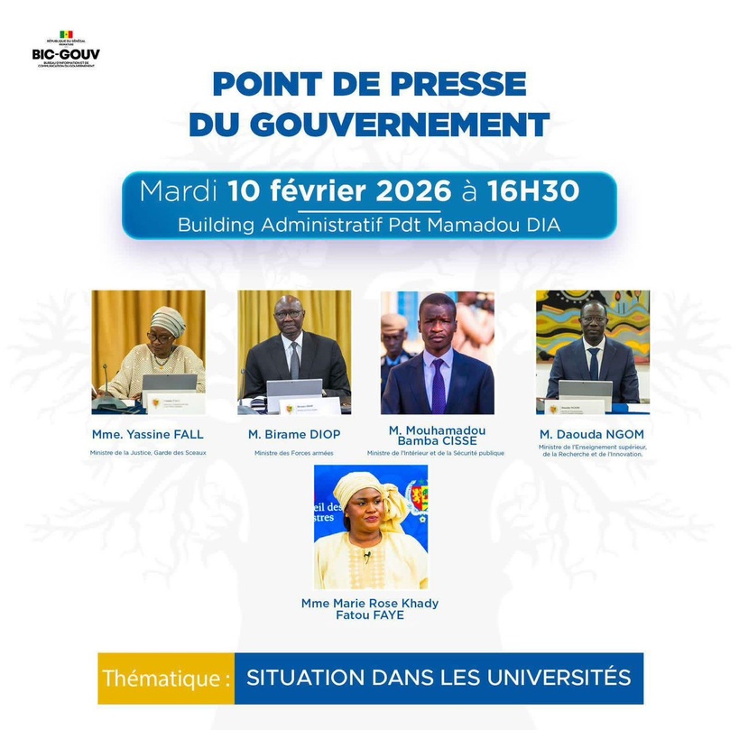 Situation sécuritaire dans les universités du Sénégal : le gouvernement doit répondre aux préoccupations de la communauté universitaire.
