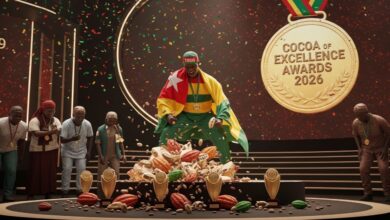 Le Togo : double médaille d’or au Cocoa of Excellence Awards 2026 pour le cacao de qualité. Apprenez-en plus sur cet événement.