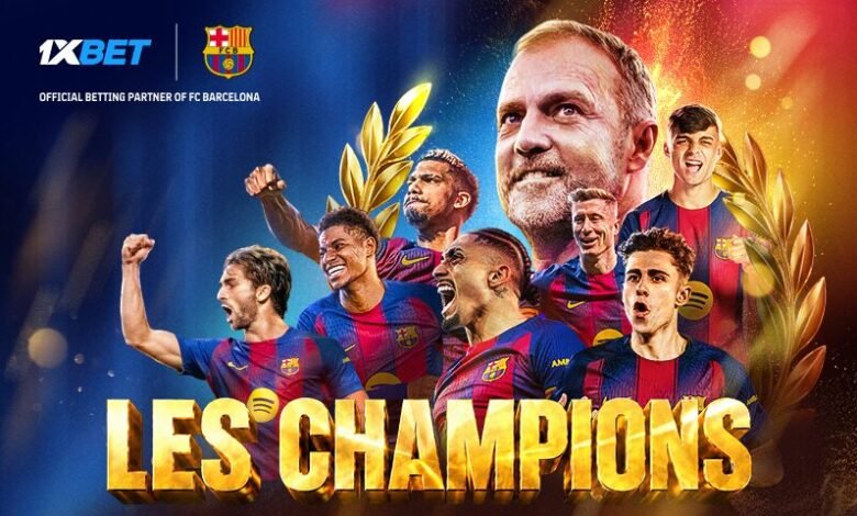 Découvrez comment le FC Barcelone remporte les meilleurs pour la deuxième année de suite avec 1xBet et écrit l'histoire.