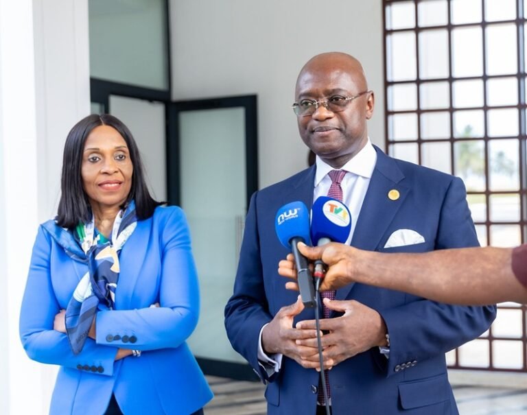 Le Président Faure Gnassingbé discute avec George Elombi des opportunités d’investissement au Togo et des projets de transformation.