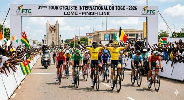 Kuéré Nounawé remporte la dernière étape du Tour cycliste international du Togo. Découvrez les temps forts de la course.