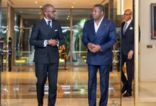 Faure Gnassingbé échange à Lomé sur les résultats financiers et les perspectives d'Ecobank ETI après l'assemblée générale.