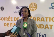 Fin de mandat pour Maryse Kalé Adotevi au District 9103 : un an de leadership et d'actions sociales renforcées.