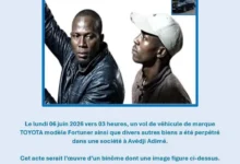 La Police nationale recherche activement deux présumés voleurs à Lomé. Restez vigilants et aidez à les retrouver.