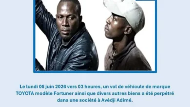 La Police nationale recherche activement deux présumés voleurs à Lomé. Restez vigilants et aidez à les retrouver.