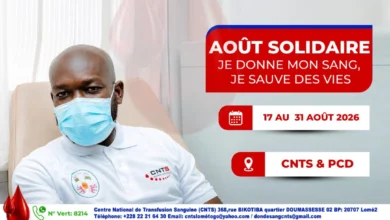 Participez à la campagne de collecte de sang du CNTS du 17 au 31 août pour aider à lutter contre la pénurie de sang au Togo.
