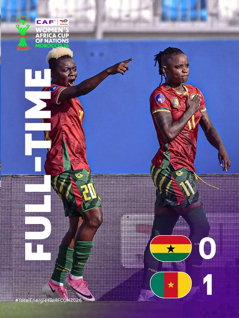CAN Féminine 2026 : Le Cameroun triomphe face au Ghana et se rapproche des quarts de finale avec une victoire 1-0.