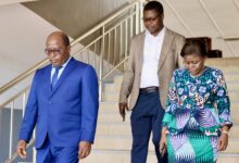 Le Président et les nouveaux Vice-Présidents de l'Université de Lomé inspectent les chantiers pour un cadre moderne.