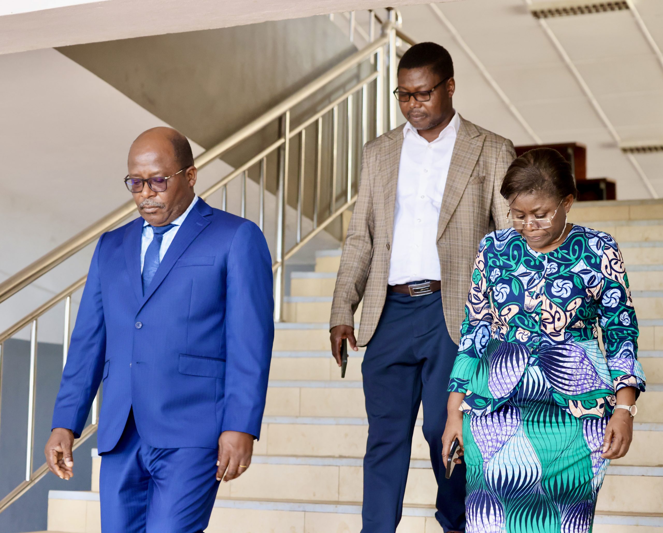 Le Président et les nouveaux Vice-Présidents de l'Université de Lomé inspectent les chantiers pour un cadre moderne.