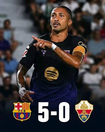 Le FC Barcelone écrase Valence (0-5) et prend la tête du championnat, une démonstration de force impressionnante.