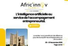 Ne manquez pas le sommet Afric'innov 2026 à Lomé du 5 au 7 novembre, dédié à l'innovation et à l'entrepreneuriat en Afrique.