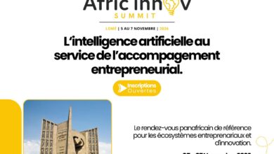 Ne manquez pas le sommet Afric'innov 2026 à Lomé du 5 au 7 novembre, dédié à l'innovation et à l'entrepreneuriat en Afrique.