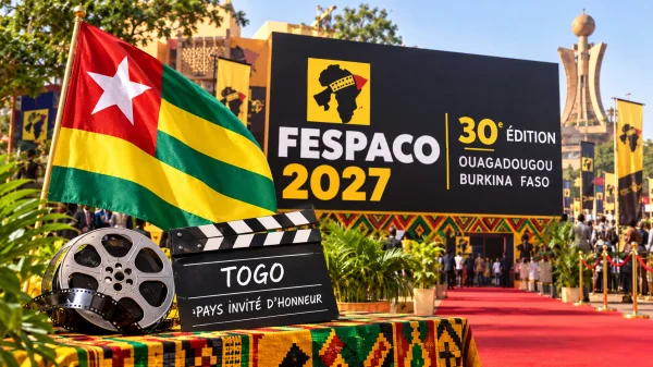 Le Togo sera l'invité d'honneur au Fespaco 2027, une reconnaissance historique pour le cinéma togolais à Ouagadougou.